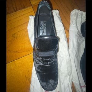 Men’s Ferragamo Suede Loafers - size 9
